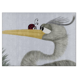 Cute Heron och Ladybug