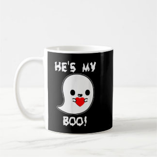 Cute He's my boo! ghosthirt by Halloween Hugs Kaffemugg
