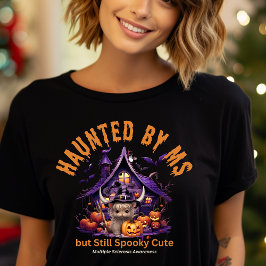 Cute Highland cattle Många Sclerosis, MS Halloween T Shirt
