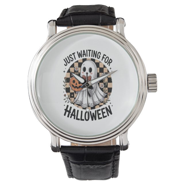 Cute Highland Cow Halloween (2) Armbandsur (Framsida)