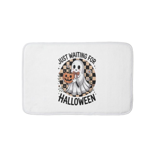 Cute Highland Cow Halloween (2) Badrumsmatta (Framsidan)