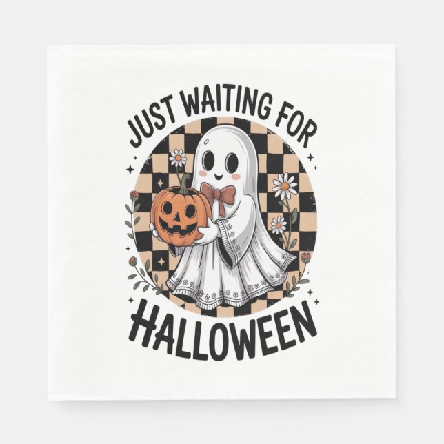 Cute Highland Cow Halloween (2) Pappersservett (Framsidan)