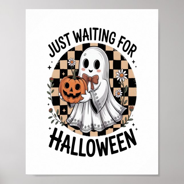 Cute Highland Cow Halloween (2) Poster (Framsidan)