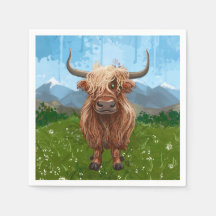 Cute Highland Cow Party
