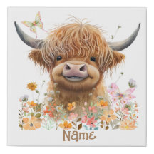 Cute Highland Cow Personlig