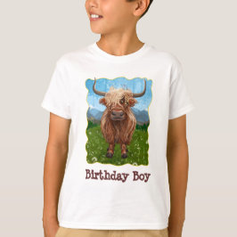 Cute Highland Cow T Shirt