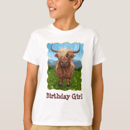 Cute Highland Cow T Shirt