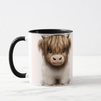 Cute Highlands Scottish Cow Mugg