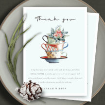Cute Himlar Blue Stacks Kopp Baby Shower Tea Party
