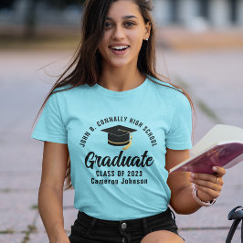 Cute Himmel Blue Student Personlig Studenten T Shirt