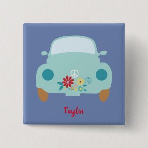 Cute hippie car knapp