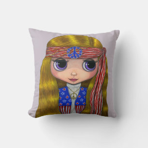 Cute Hippie Chick Fredstecken Headband Stars Rand Kudde