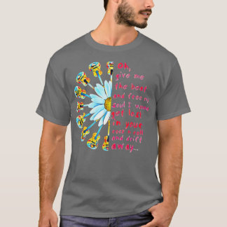 Cute hippie Drift bort sten på rullblomma T Shirt
