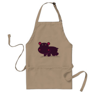 Cute Hippo Förkläde