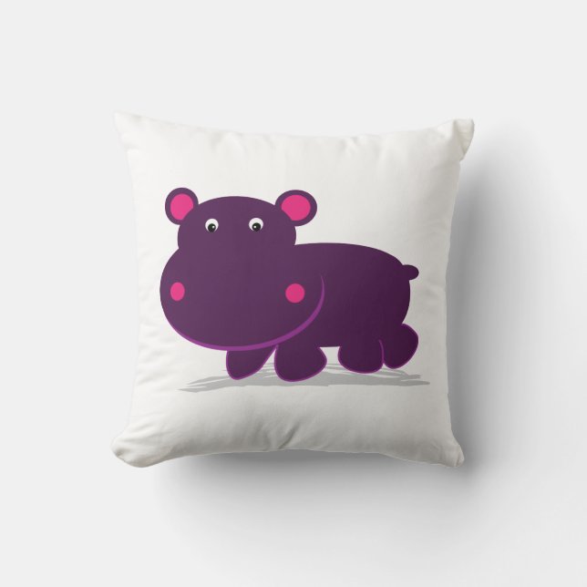 Cute Hippo Kudde (Framsida)