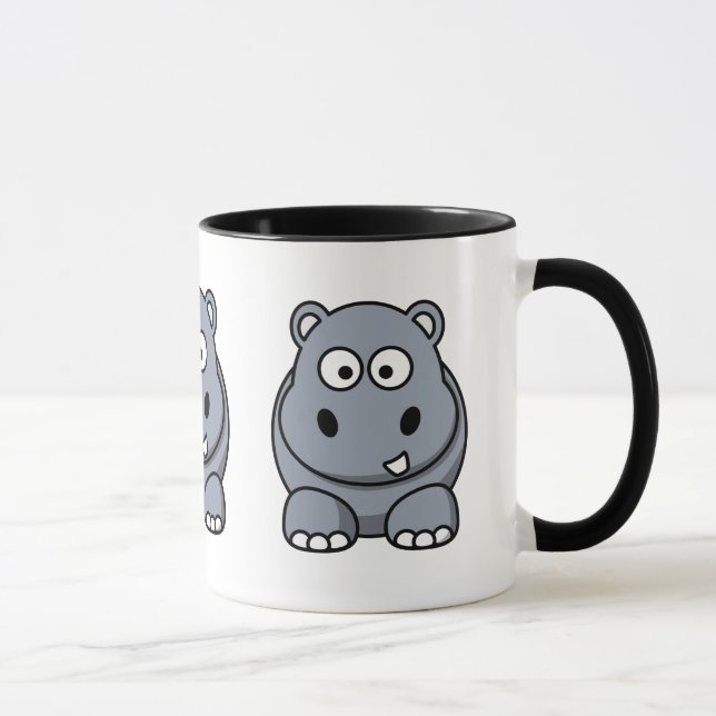 Cute Hippo Mugg (Höger)