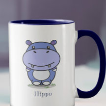 Cute Hippo Mugg