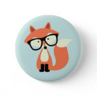Cute Hipster Red Fox