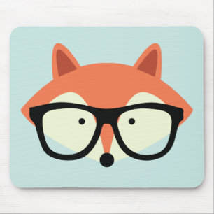 Cute Hipster Red Fox Musmatta