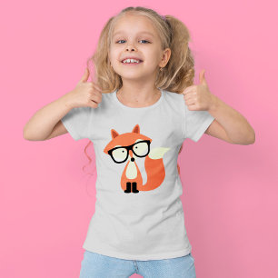 Cute Hipster Red Fox T Shirt