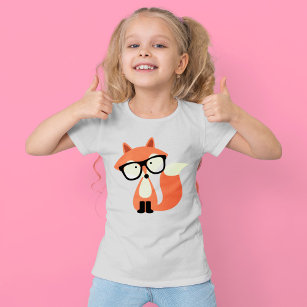 Cute Hipster Red Fox T Shirt