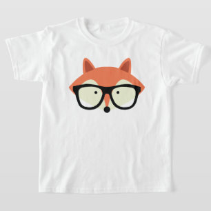 Cute Hipster Red Fox Tee