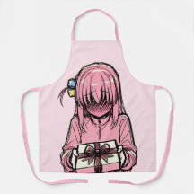 Cute Hitori Gotoh Anime Apron | Bocchi Sten!