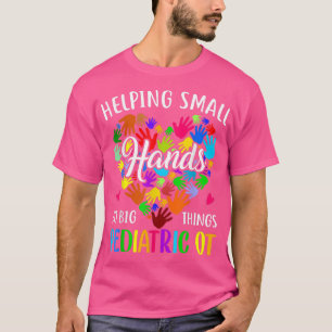 Cute Hjälper små Händer OT-barn på arbetsplatsen T Shirt