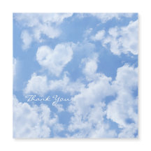 Cute Hjärtformade Cloud i Blå himmel Cheerful Lyck