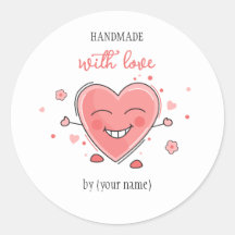 Cute-hjärthandtag gjord med Kärlek