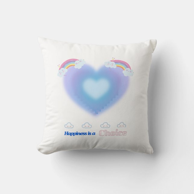 Cute hjärtkudde kudde (Framsida)