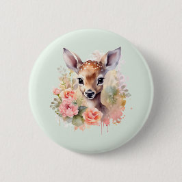 Cute Hjort omgiven av Ro Knapp