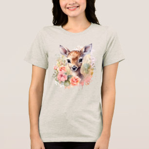 Cute Hjort omgiven av Ro T Shirt