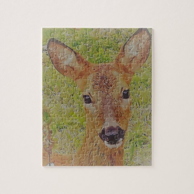 Cute hjort pussel (Vertikal)