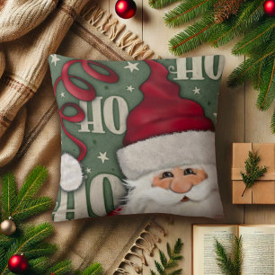 Cute Ho Ho Santa Inspirife Dekorativ kudde