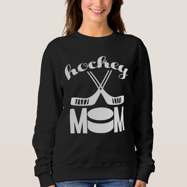 Cute Hockey  Mother s   Hockey Mom T Shirt (Framsida)