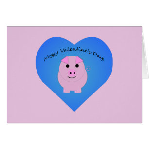 Cute Hoggy Valentindagen OBS Kort
