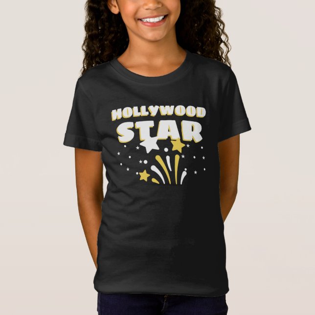 Cute Hollywood Star T Shirt (Framsida)