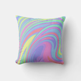 Cute HoloGraph Marble Art Kudde