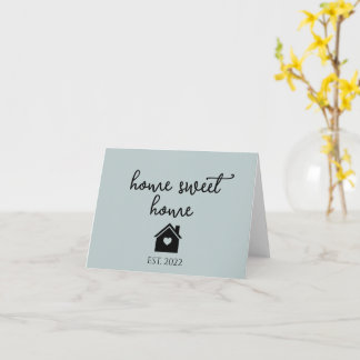 Cute Home Sweet Home House Kort