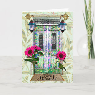 Cute Home Sweet Home Houseuppvärmning Fairy Door Kort