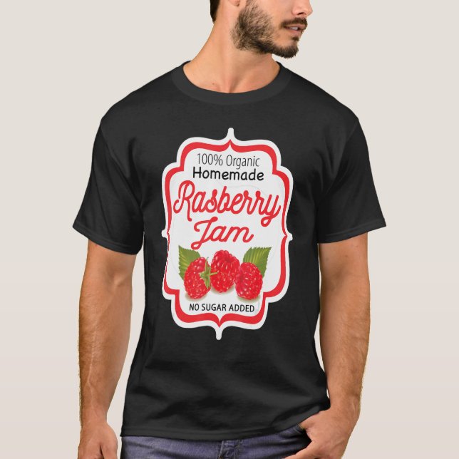 Cute Homemade Raspberry Sylt Easy Lazy Halloween C T Shirt (Framsida)