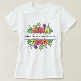Cute Homeschool CC Conversations Christian T Shirt
