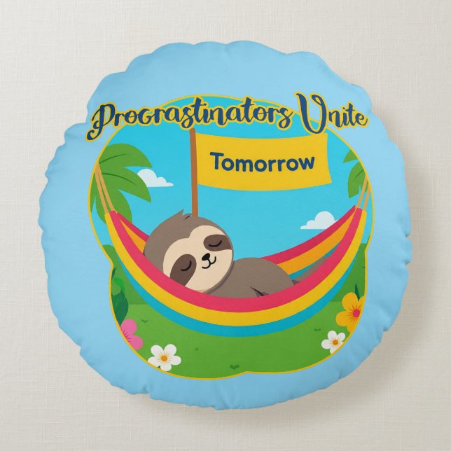 Cute homie throw pillow rund kudde (Framsidan)