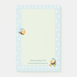 Cute honey Bee Kids Post-it Block