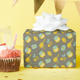 Cute honey Bee Mönster Gift Presentpapper