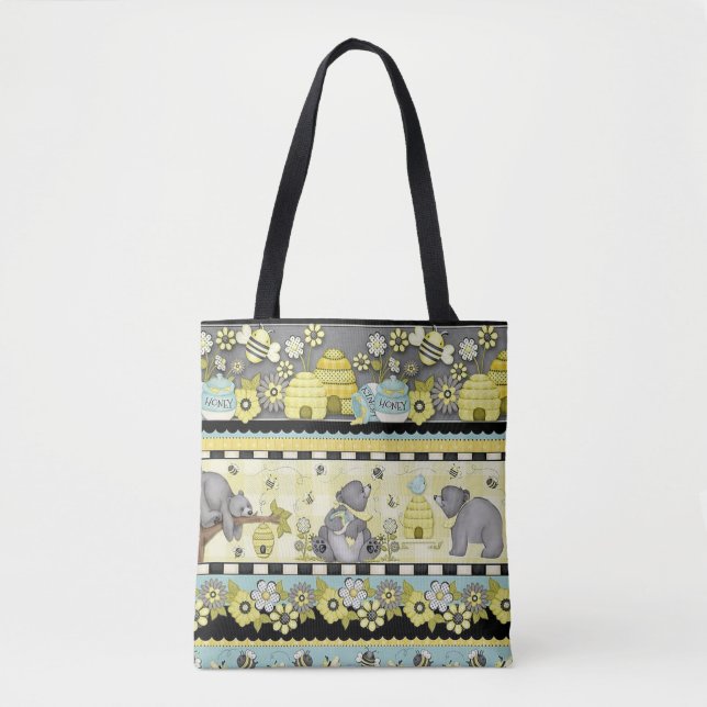 ’Cute honey bee’ TOTE Tygkasse (Framsida)