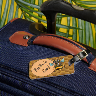 Cute Honeybee Bagagebricka