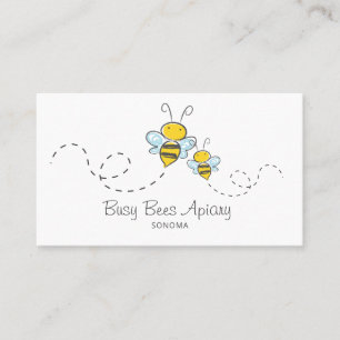 Cute Honungsbin Apiary Bifarm farm Visitkort
