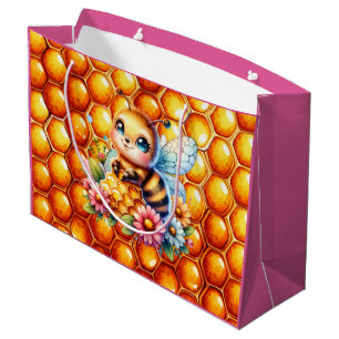 Cute Honungsbin och Honeycomb Theter Baby Shower